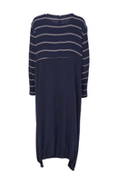 Naya Stripe Dress - Navy