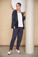 Side Pocket Cuff Trouser - Anthracite