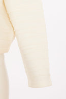 Ribbed Knit Top - Cream