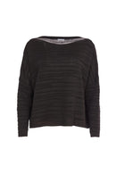 Ribbed Knit Top - Black