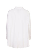 Placement Print Shirt - White/forest