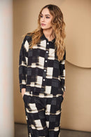 Block Print Shirt - Black/butter