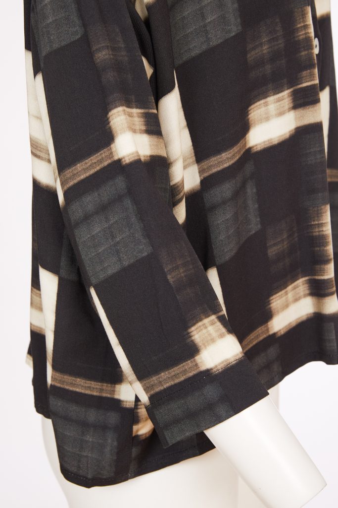 Block Print Shirt - Black/butter