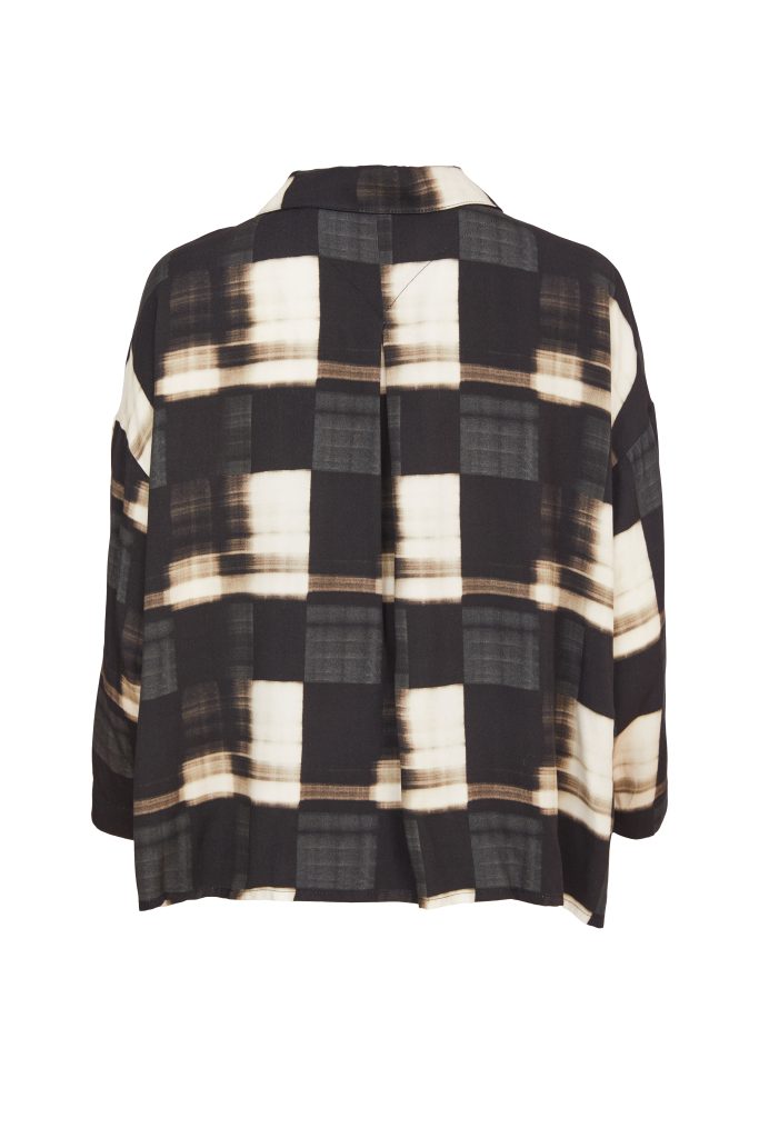 Block Print Shirt - Black/butter