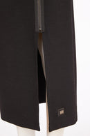 Zip Front Skirt - Black