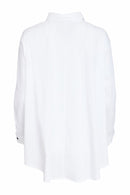 Placement Print Shirt - White/black