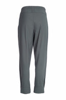 Drawstring Waist Slim Leg Trouser - Forest