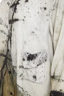 Abstract 2 Tone Print Shirt - Moss