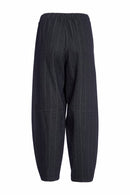 SidePocket Pinstripe Shaped Trouser - Black/white