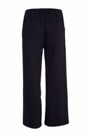 Contrast Panel Wide Leg Trouser - Black/sand