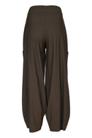 Tucked Front Shaped Trouser - Choko