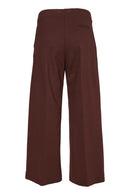 Side Pocket Soft Wide Leg Trouser - Choko