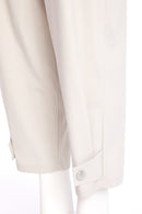 Tab Hem Slim Leg Trouser - Ash