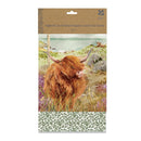 Highland Cow & Nature Organic Cotton Tea Towels -  Set of 2