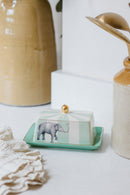 Elephant Butter Dish