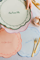 Set of 4 Slogan Placemats