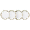 Natural Canvas 4 Piece Dinner Plate Set