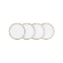 Natural Canvas Set of 4 Small Plates