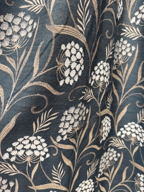 Nice Eyelet Readymade Curtains - Blue