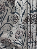 Nice Eyelet Readymade Curtains - Heather