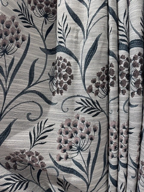 Nice Eyelet Readymade Curtains - Heather