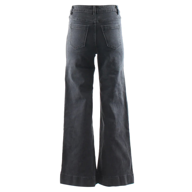 Nola Wide Leg Jean - Black