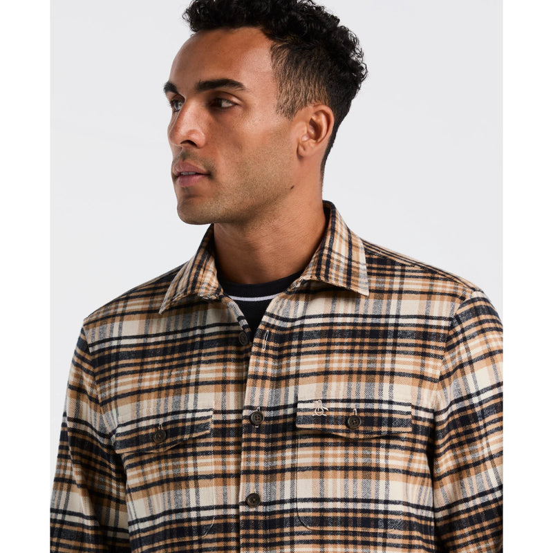 Plaid Flannel Shirt - Birch