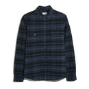 Plaid Flannel Shirt - Dark Sapphire