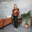 Odessa Bootcut Cord Jean - Forest Green