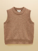 Holly Sleeveless Jumper - Tan