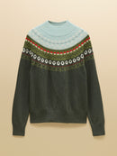 Landscape Fairisle Jumper - Green