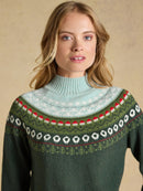 Landscape Fairisle Jumper - Green