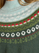 Landscape Fairisle Jumper - Green