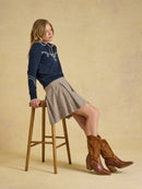 Western Collared Jumper - Navy