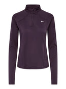 Praven Zip Curvy Sweatshirt - Plum Perfect