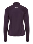 Praven Zip Curvy Sweatshirt - Plum Perfect