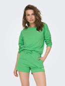 Mae Short Sweatshirt - Irish Green