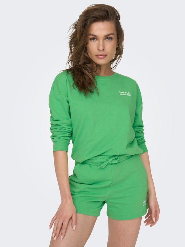 Mae Short Sweatshirt - Irish Green