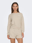 Mae Short Sweatshirt - Oatmeal
