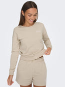 Mae Short Sweatshirt - Oatmeal