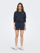 Mae Short Sweatshirt - Blue Nights