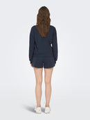 Mae Short Sweatshirt - Blue Nights
