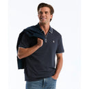 Zip Polo Shirt - Dark Sapphire Heather