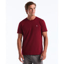 Embroidered Logo T-Shirt - Cabernet