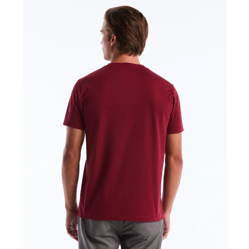 Embroidered Logo T-Shirt - Cabernet