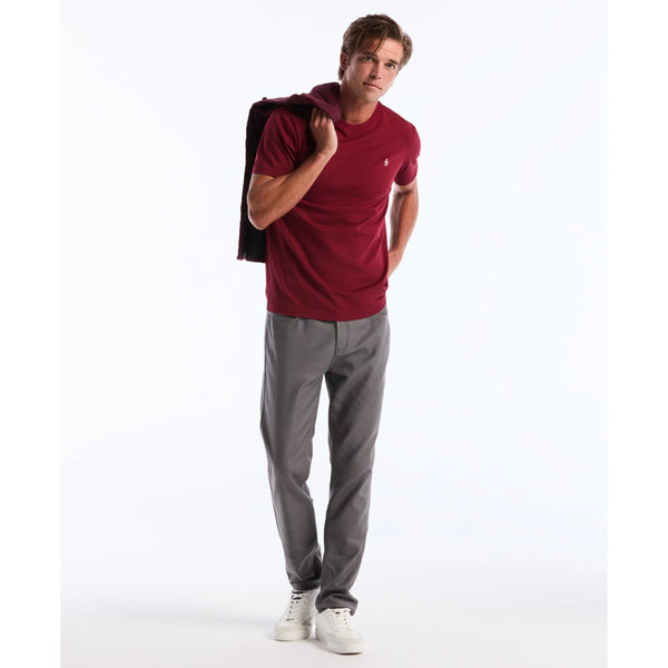 Embroidered Logo T-Shirt - Cabernet