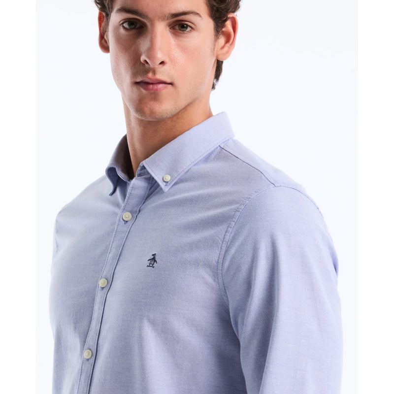 Oxford Long Sleeve Shirt - Amparo Blue
