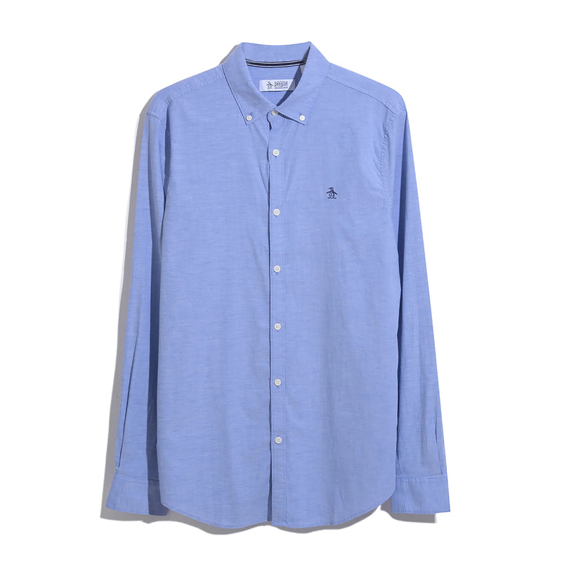 Oxford Long Sleeve Shirt - Amparo Blue