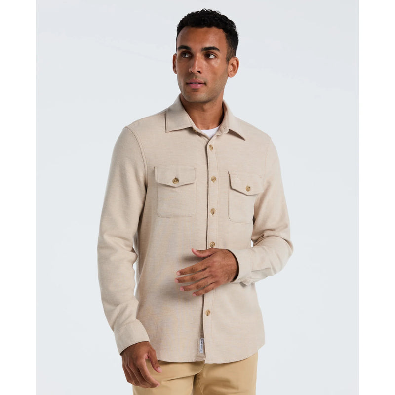 Long Sleeve Overshirt - Birch