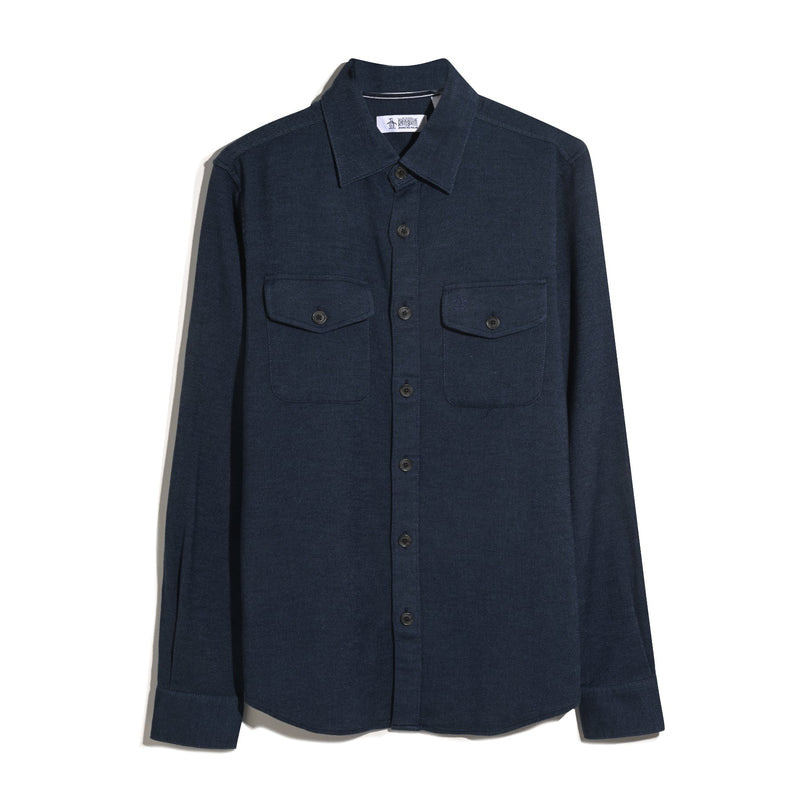 Long Sleeve Overshirt - Dark Sapphire